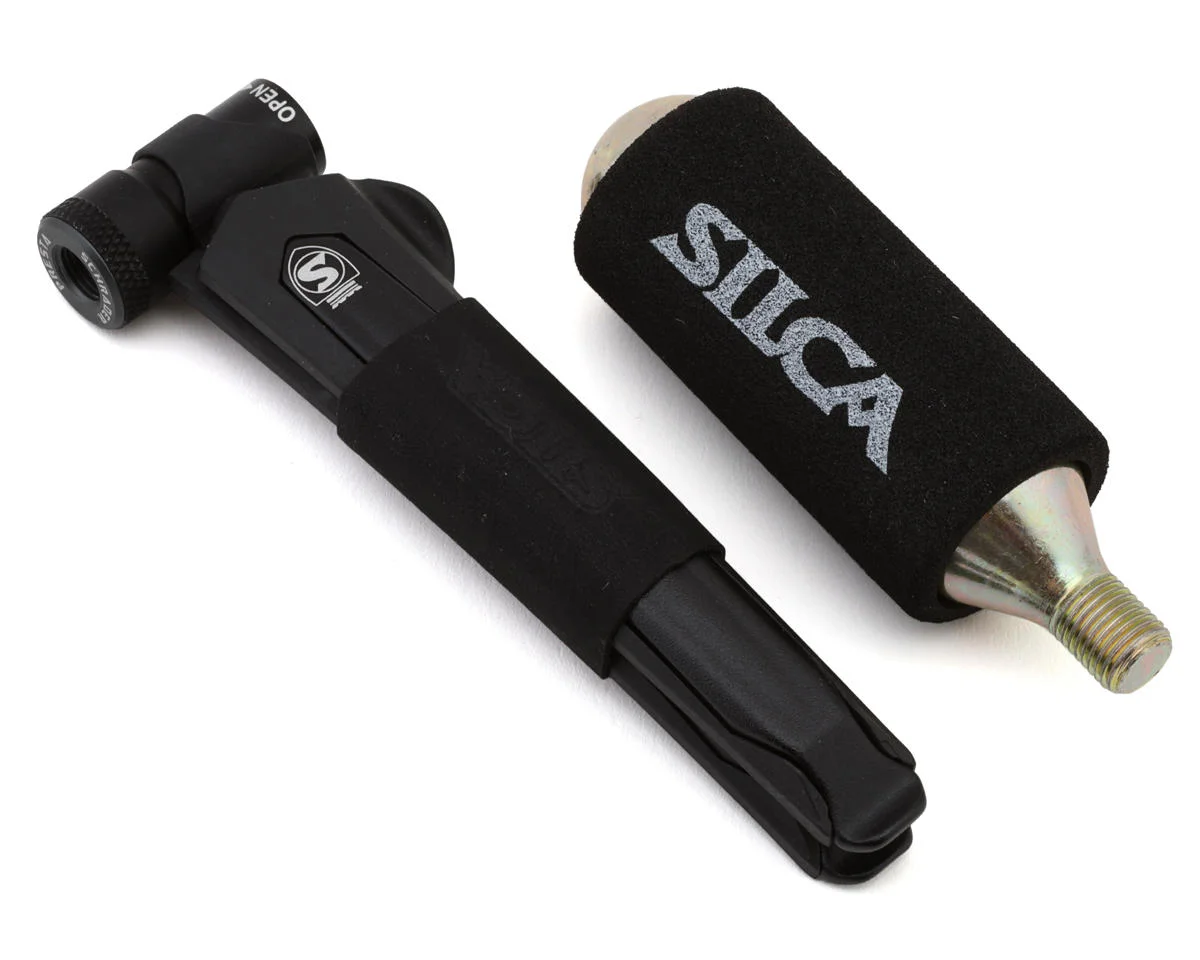 Silca Eolo 2-n-1 Tire Levers (Black) (Inflator and Cartridge)